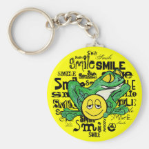 Frog with a Smile Key Chains