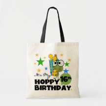 Froggie Hoppy 16th Birthday Tote Bag