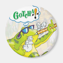 Froggie’s Buffet M Fridge Magnet