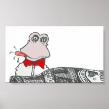 Frogguin' Poster
