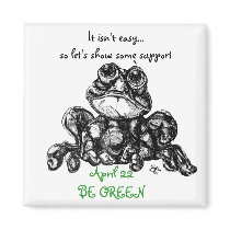 Froggy - Be Green Magnet