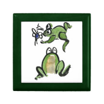 Froggy Gets a bit to eat Jewelry Box