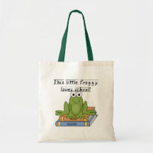 Froggy Loves School Tshirts and Gifts Bag