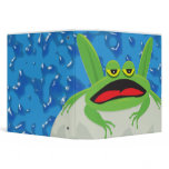 froggy on a rock 3 ring binder