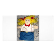 FROGS DOLLS TOYS PHOTO CARD TEMPLATE