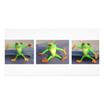 FROGS DOLLS TOYS PHOTO CARD TEMPLATE