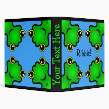 Frogs Doodle Binder