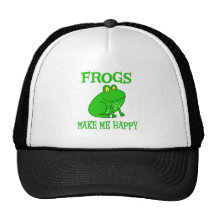 Frogs Make Me Happy Hat