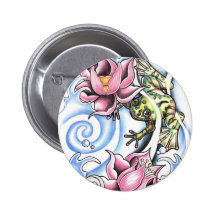 frogs pinback buttons