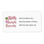 Frogs Reduce Reuse Recycle Tshirts and Gifts Custom Shipping Labels