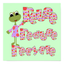 Frogs Reduce Reuse Recycle Tshirts and Gifts posters