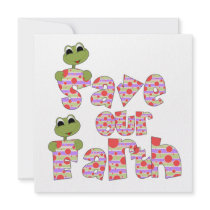 Frogs Save Our Earth T-shirts and Gifts Announcements
