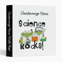 Frogs Science Rocks Binders