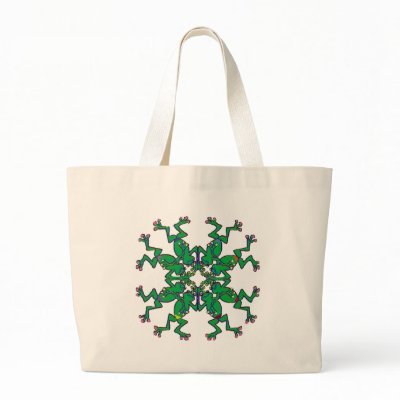 frogs synchronised swimming bag by Annaart