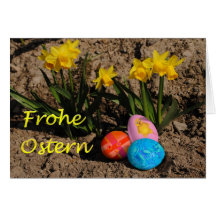Frohe Ostern Karte