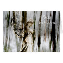 Frohe Weihnachten Angel Abstract card