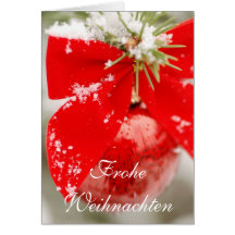 Frohe Weihnachten Christmas Card
