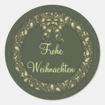 Frohe Weihnachten Stickers