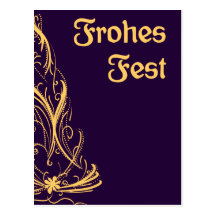 Frohes Fest Postkarte