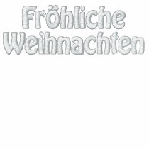Frohliche Weihnachten Embroidered Shirt