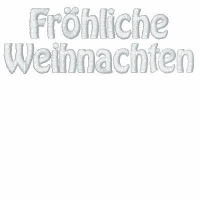 Frohliche Weihnachten Embroidered Shirt by HolidayBug