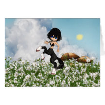 Frolicking Centaur Greeting Card
