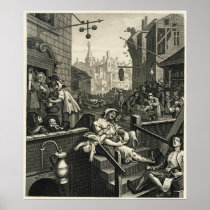 From Beer Street and Gin Lane Poster
