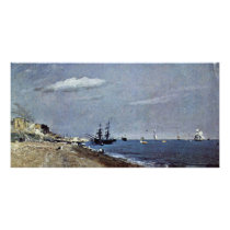 From Brighton Beach With Sailboats (Coal Ships Fro Photo Cards