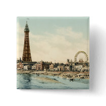 From Central Pier, Blackpool, England Button