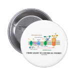 From Light To Chemical Energy (Photosynthesis) Pinback Buttons