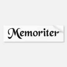 From memory. bumper sticker