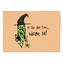 From One Witch To Another Halloween Card