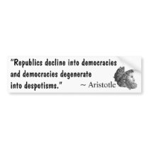 From Republic to Despotism Bumper Stickers