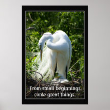 From Small Beginnings Come Great Things Poster