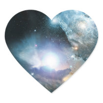 From the Ashes of the First Stars Heart Stickers