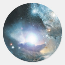 From the Ashes of the First Stars Round Sticker