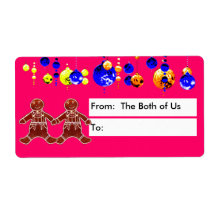 From The Both of Us Boys Personalized Shipping Labels
