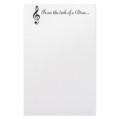 From the desk of a Diva Stationary Stationery Design by DivaBreanan