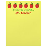 From The Desk Of... Custom Apples Stationery letterhead