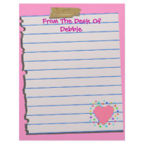From The Desk Of...Fun Letterhead Stationery