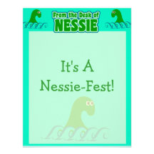 From the desk of Nessie! Personalized Invitations