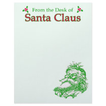 From the Desk of Santa Claus Letterhead