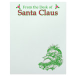 From the Desk of Santa Claus Letterhead