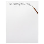 From The Desk Of ?? With Pencil Stationery letterhead