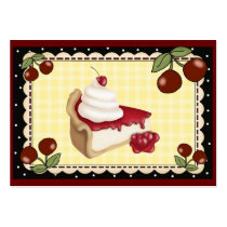 From the Kitchen Card - Cherry Cheesecake - SRF Business Card