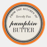 "From the Kitchen of" Circle Label Template Round Sticker