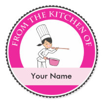 From the Kitchen of Label Round Sticker