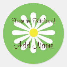 From the Kitchen of Lable Stickers