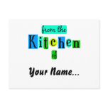 From the Kitchen of Retro Blues Recipe Card