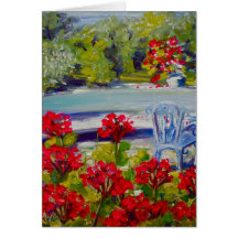 From the Lower Terrace Greeting Card